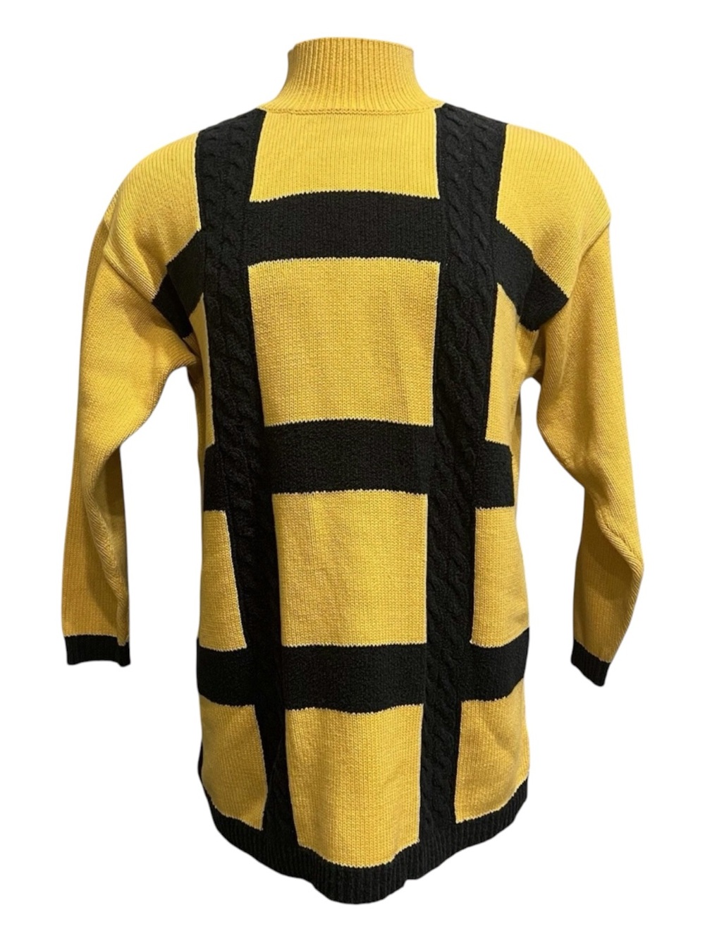 Liz Claiborne & Co Oversized Sweater M Geometric Colorblock